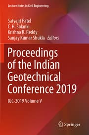 Cover von Proceedings of the Indian Geotechnical Conference 2019