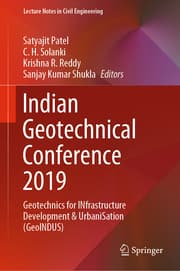 Cover von Indian Geotechnical Conference 2019