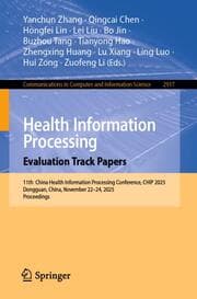 Cover von Health Information Processing. Evaluation Track Papers
