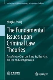 Cover von The Fundamental Issues upon Criminal Law Theories