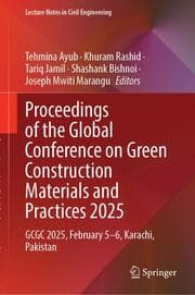 Cover von Proceedings of the Global Conference on Green Construction Materials and Practices 2025