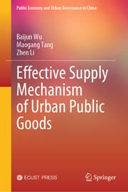 Cover von Effective Supply Mechanism of Urban Public Goods