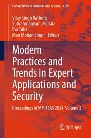 Cover von Modern Practices and Trends in Expert Applications and Security