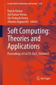 Cover von Soft Computing: Theories and Applications