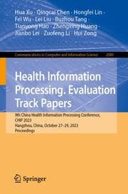 Cover von Health Information Processing. Evaluation Track Papers