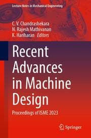 Cover von Recent Advances in Machine Design