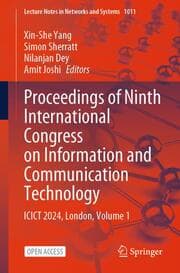 Cover von Proceedings of Ninth International Congress on Information and Communication Technology