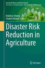 Cover von Disaster Risk Reduction in Agriculture
