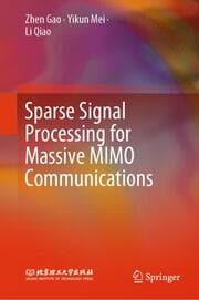 Cover von Sparse Signal Processing for Massive MIMO Communications