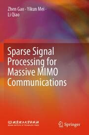 Cover von Sparse Signal Processing for Massive MIMO Communications