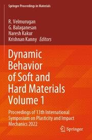Cover von Dynamic Behavior of Soft and Hard Materials Volume 1
