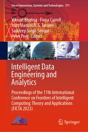 Cover von Intelligent Data Engineering and Analytics