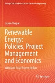 Cover von Renewable Energy: Policies, Project Management and Economics