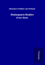 Cover von Shakespeare-Studien