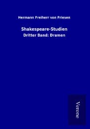 Cover von Shakespeare-Studien