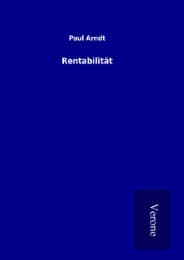 Cover von Rentabilität