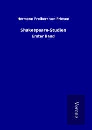 Cover von Shakespeare-Studien