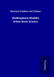 Cover von Shakespeare-Studien