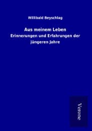Cover von Aus meinem Leben