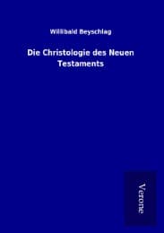 Cover von Die Christologie des Neuen Testaments