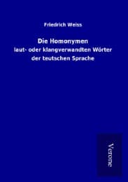 Cover von Die Homonymen