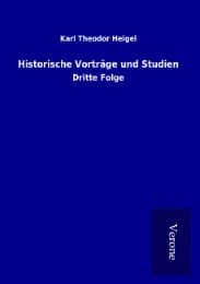 Cover von Historische Vorträge und Studien
