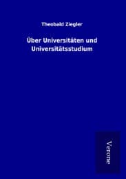 Cover von Über Universitäten und Universitätsstudium