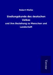 Cover von Siedlungskunde des deutschen Volkes