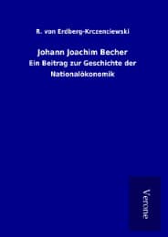 Cover von Johann Joachim Becher