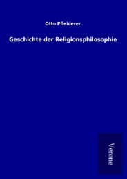 Cover von Geschichte der Religionsphilosophie