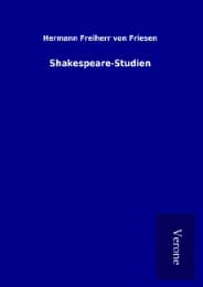Cover von Shakespeare-Studien