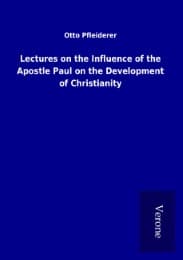 Cover von Lectures on the Influence of the Apostle Paul on the Development of Christianity
