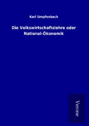 Cover von Die Volkswirtschaftslehre oder National-Ökonomik