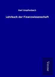 Cover von Lehrbuch der Finanzwissenschaft