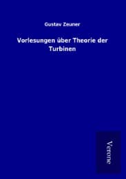 Cover von Vorlesungen über Theorie der Turbinen