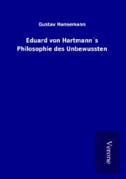 Cover von Eduard von Hartmann's Philosophie des Unbewussten