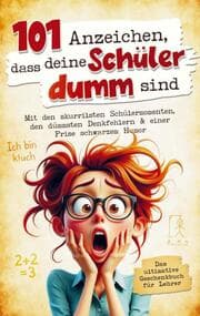 Cover von 101 Anzeichen, dass deine Schüler dumm sind: Das ultimative Geschenkbuch für Lehrer