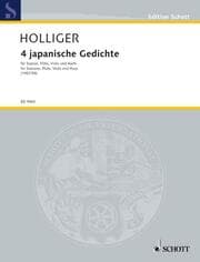 Cover von Vier japanische Gedichte