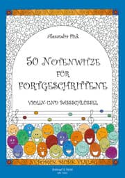 Cover von 50 Notenwitze für Fortgeschrittene