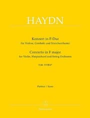 Cover von Konzert für Violine, Cembalo und Streichorchester F-Dur Hob XVIII:6