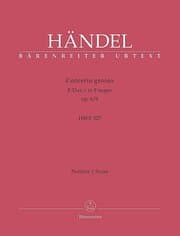 Cover von Concerto grosso F-Dur op. 6/9 HWV 327