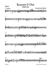 Cover von Konzert für Orgel und Orchester Nr. 13 F-Dur HWV 295 'The Cuckoo and the Nightingale'