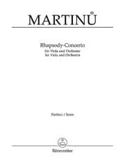 Cover von Rhapsody-Concerto für Viola und Orchester