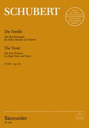 Cover von Die Forelle op. 32 D 550