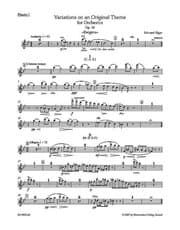 Cover von Variations on an Original Theme für Orchester op. 36 'Enigma'