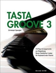 Cover von Tasta Groove, für Keyboard und Klavier 3
