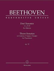 Cover von Drei Sonaten für Klavier c-Moll, F-Dur, D-Dur op. 10