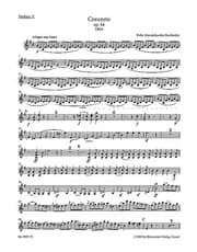 Cover von Konzert für Violine und Orchester e-Moll op. 64
