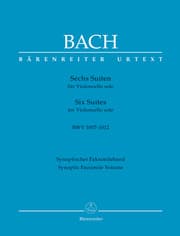 Cover von Sechs Suiten für Violoncello solo BWV 1007-1012