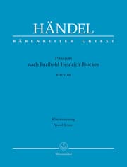 Cover von Passion nach Barthold Heinrich Brockes HWV 48
